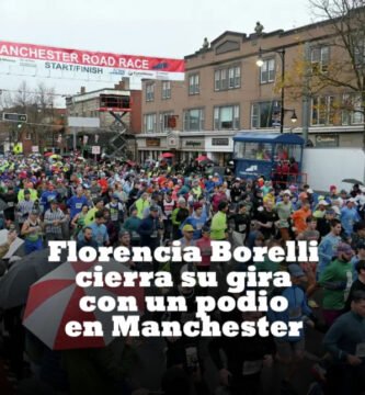 Florencia Borelli cierra su gira con un podio en Manchester 🏃‍♀️🌟