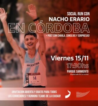 Social Run con Nacho Erario en Córdoba: