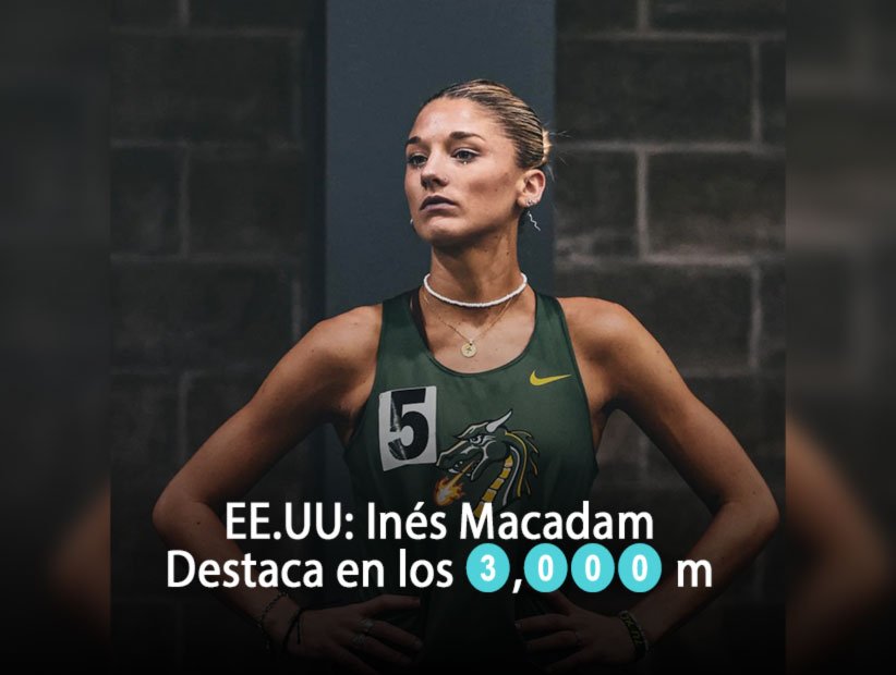 EE.UU: Inés Macadam Destaca en los 3,000 m