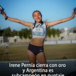 Irene Pernía cierra con oro y Argentina es subcampeón en puntaje