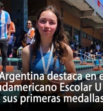 Argentina destaca en el Sudamericano Escolar U15 con sus primeras medallas!