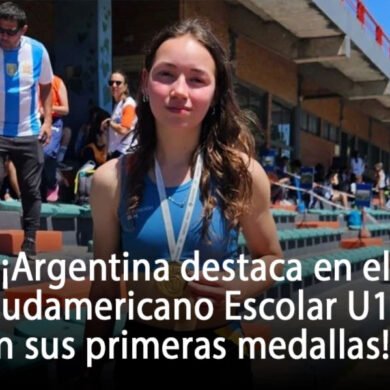 Argentina destaca en el Sudamericano Escolar U15 con sus primeras medallas!