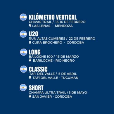 Confirmadas las sedes del Nacional de Trail y Montaña 2025