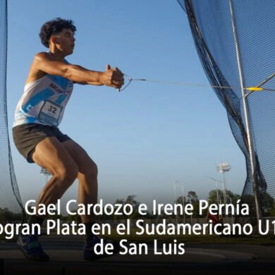 Gael Cardozo e Irene Pernía Logran Plata en el Sudamericano U18 de San Luis