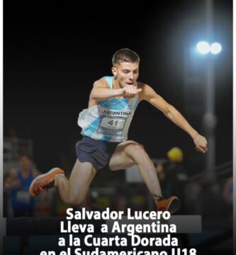 Salvador Lucero Lleva a Argentina a la Cuarta Dorada en el Sudamericano U18