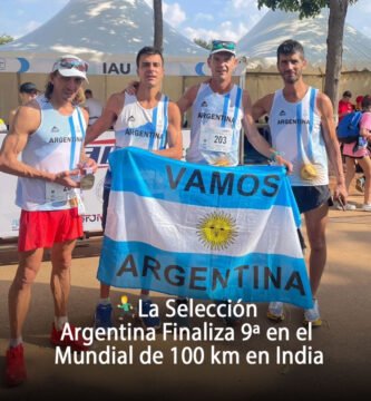 🏃‍♂️ La Selección Argentina Finaliza 9ª en el Mundial de 100 km en India
