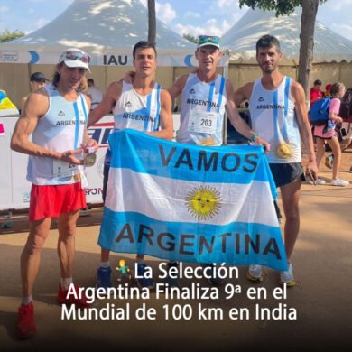 🏃‍♂️ La Selección Argentina Finaliza 9ª en el Mundial de 100 km en India