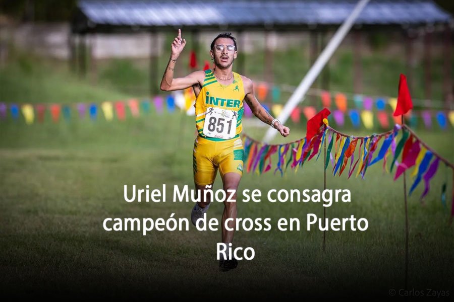 Uriel Muñoz se consagra campeón de cross en Puerto Rico