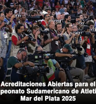 Acreditaciones Abiertas para el Campeonato Sudamericano de Atletismo Mar del Plata 2025