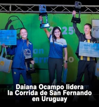 Daiana Ocampo lidera la Corrida de San Fernando en Uruguay