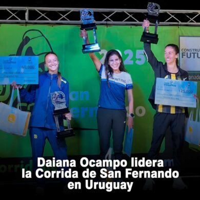 Daiana Ocampo lidera la Corrida de San Fernando en Uruguay