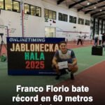 Franco Florio bate récord en 60 metros indoor