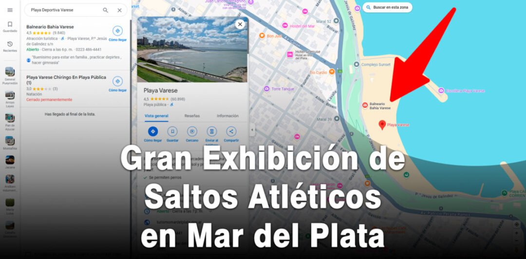 Gran Exhibición de Saltos Atléticos en Mar del Plata