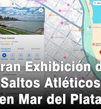 Gran Exhibición de Saltos Atléticos en Mar del Plata