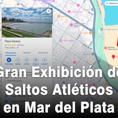 Gran Exhibición de Saltos Atléticos en Mar del Plata