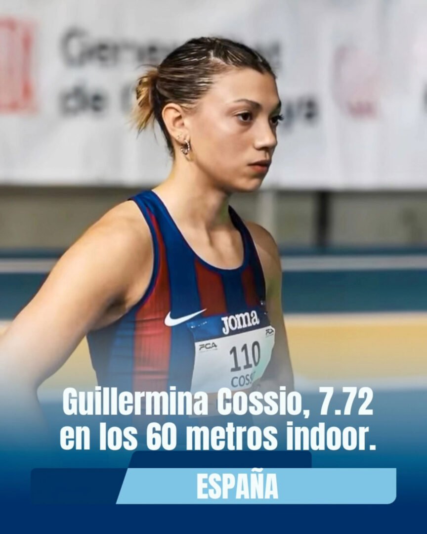 Guillermina Cossio brilla en su regreso a la pista cubierta