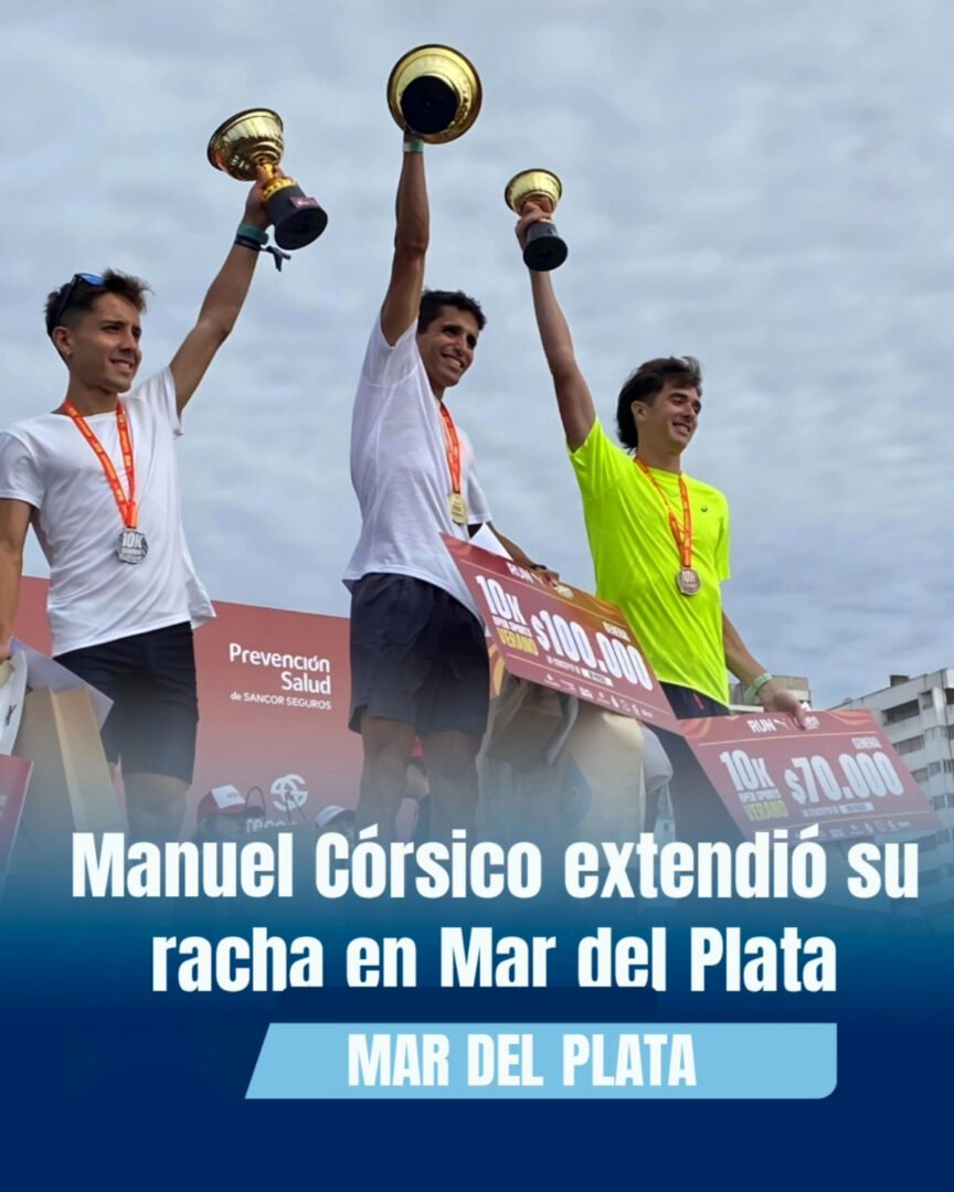 Manuel Córsico sigue imparable en Mar del Plata