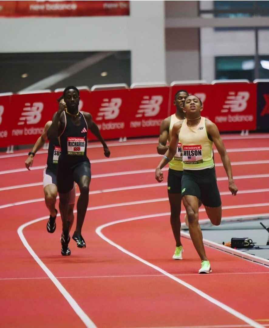 Jereem Richards rinde homenaje a Argentina en el World Indoor Tour