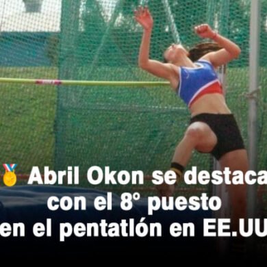 Abril Okon se destaca con el 8° puesto en el pentatlón en EE.UU