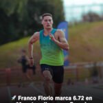 Franco Florio marca 6.72 en 60 metros llanos en Francia