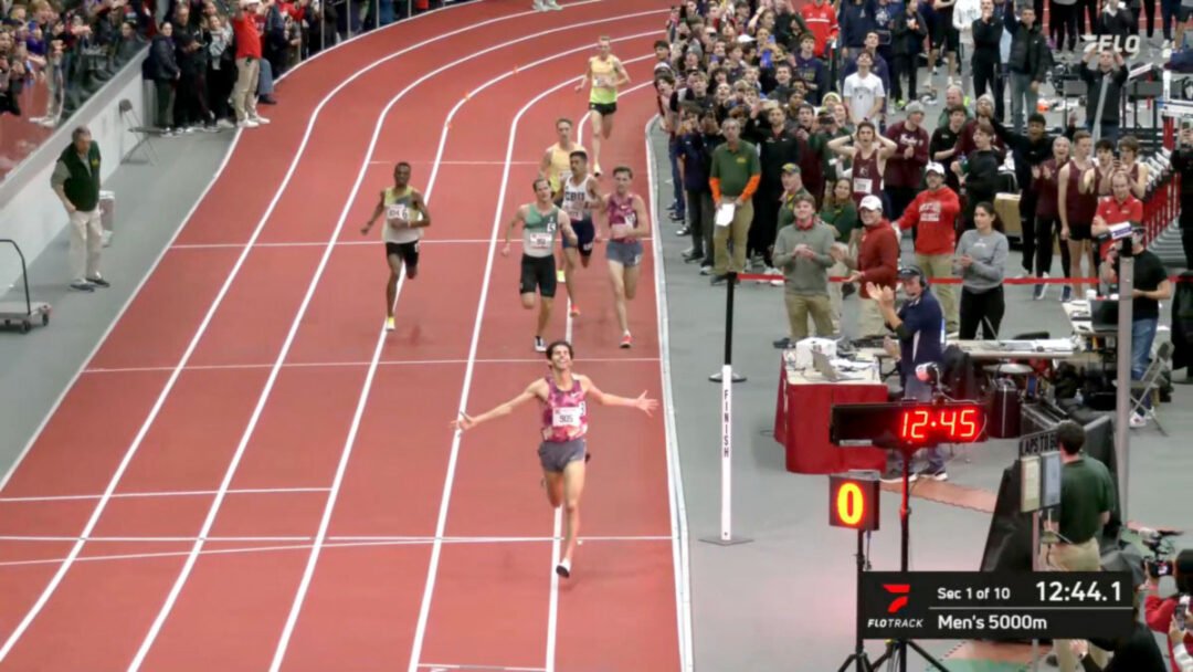 Los hermanos Vega corrieron en la histórica noche de Boston, donde cayeron los récords mundial y sudamericano de 5.000 metros indoor