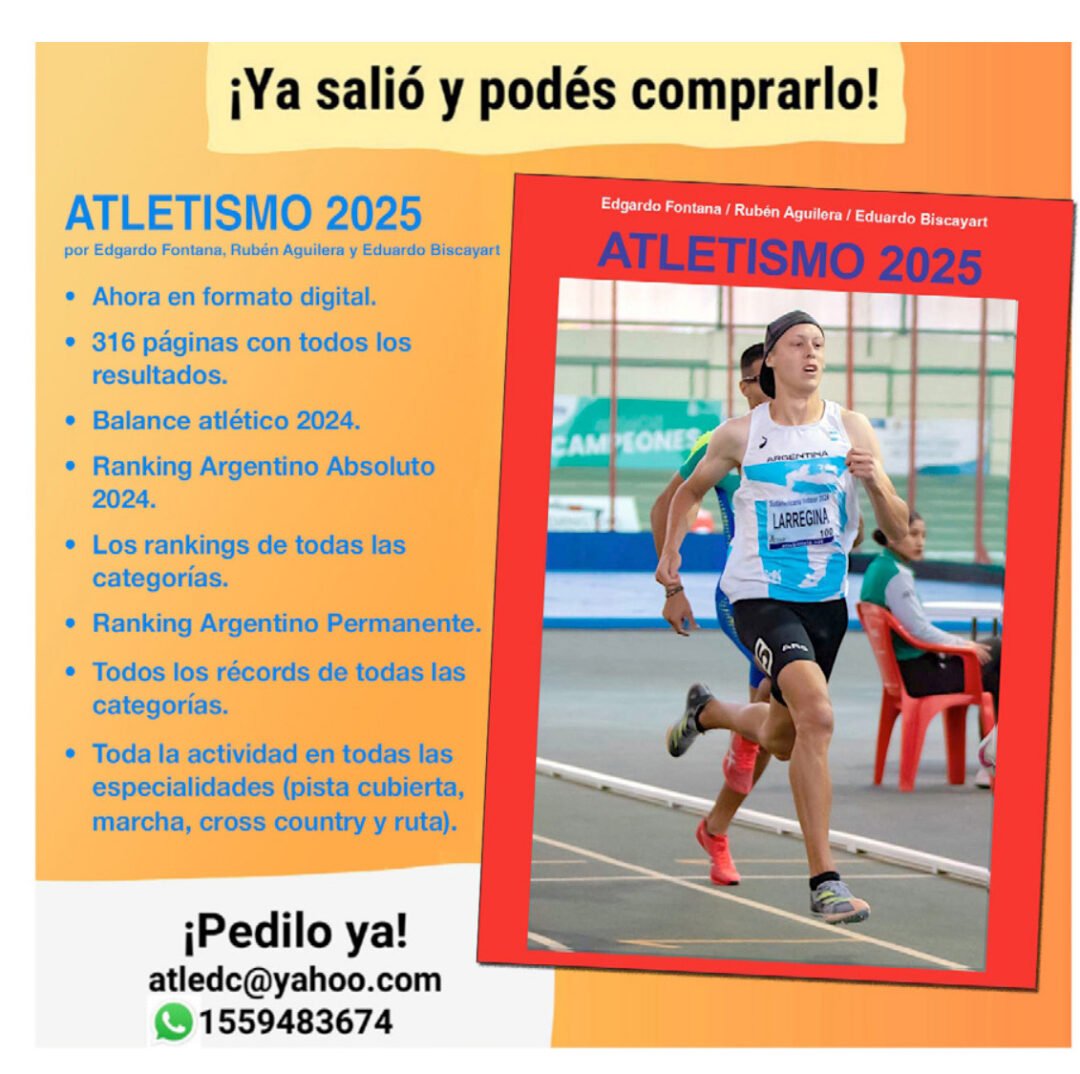 Atletismo 2025 ya está disponible en formato digital