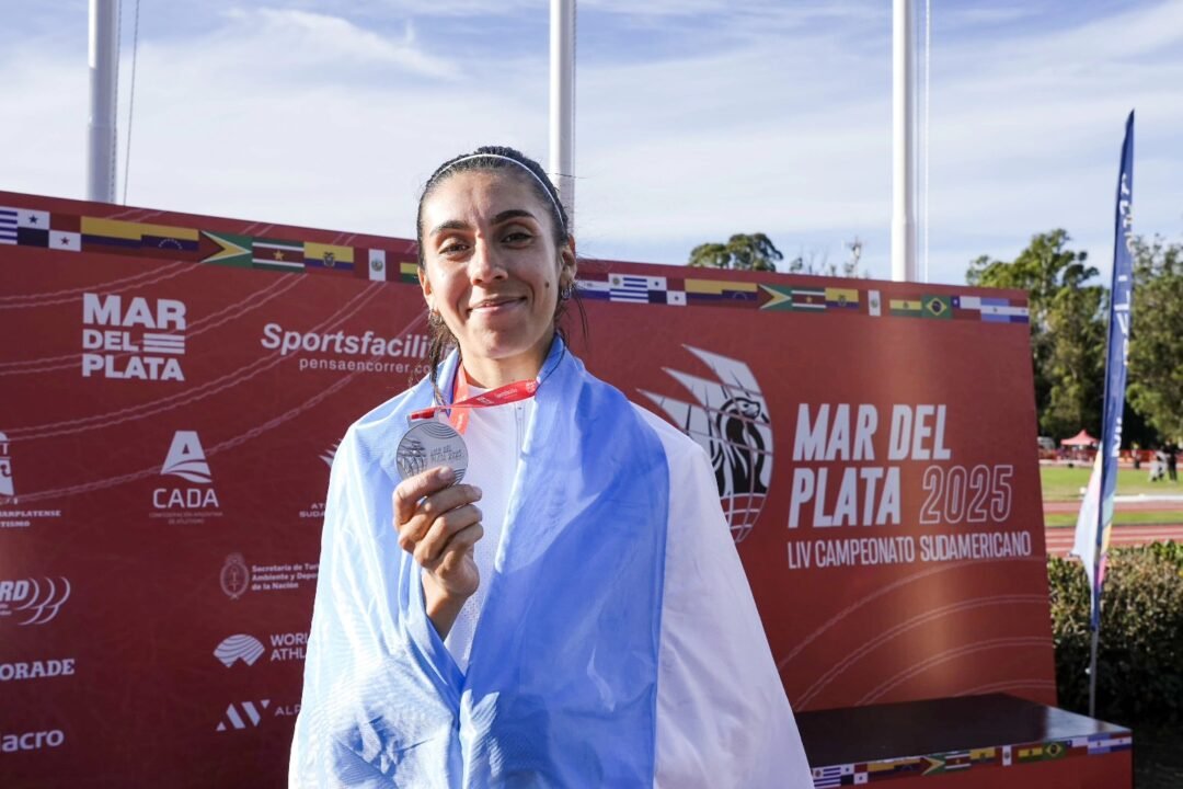 Micaela Levaggi suma otra medalla de plata en 3.000m con obstáculos