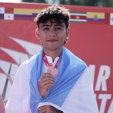 Matías Reynaga conquista el bronce en el Sudamericano de Atletismo 2025