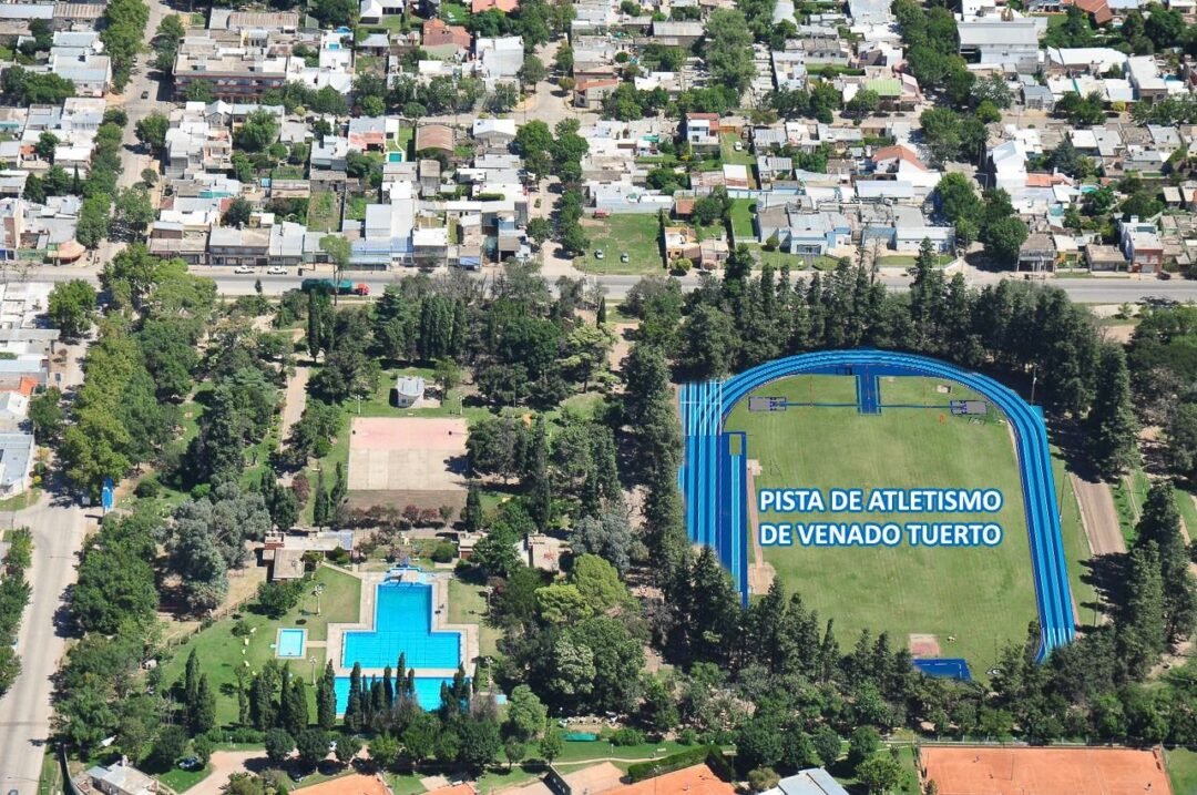 pista sintética de nivel internacional en Venado Tuerto