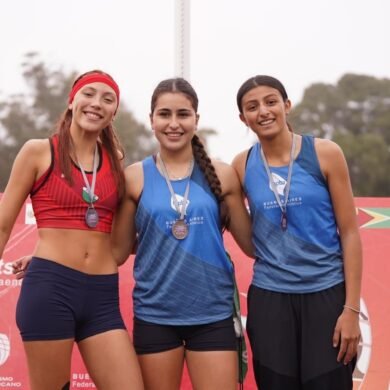 Rosario Coronel domina el salto triple femenino y se lleva el oro