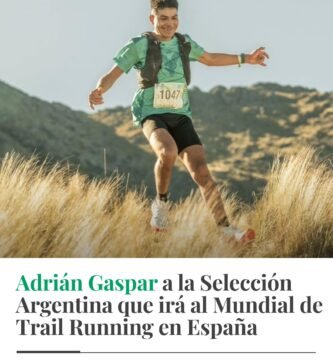 Orgullo jujeño Adrián Gaspar al Mundial de Trail 2025