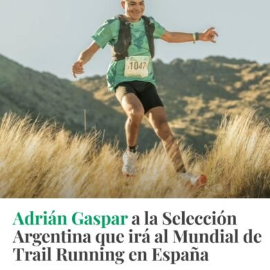 Orgullo jujeño Adrián Gaspar al Mundial de Trail 2025