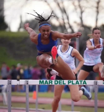 Nimba St. Fort Laurent brilla con velocidad en los 100 m vallas