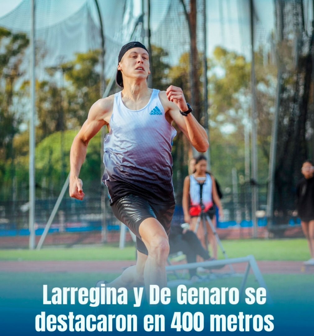 Elián Larregina brilla en el Cenard con impactante marca