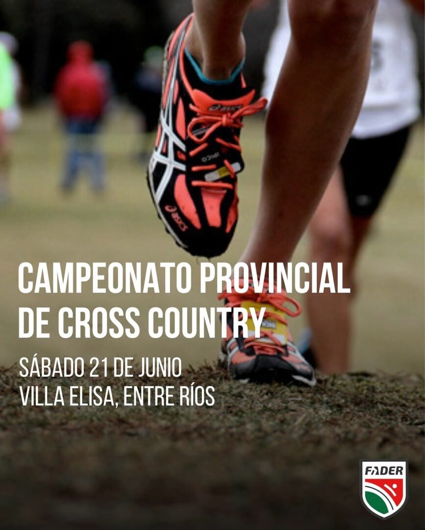 CAMPEONATO PROVINCIAL DE CROSS COUNTRY EN VILLA ELISA (ENTRE RÍOS) – INSCRIPCIONES ABIERTAS