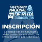 Proceso de inscripción para la primera etapa del Campeonato Nacional de Ruta 10K