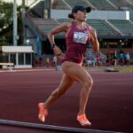 Belén Casetta logró su mejor marca personal en 1.500 metros