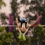 Santiago Barbería logró 2.08 m en salto en alto en Rosario