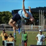 Santiago Barbería salta 2.08 m y brilla en el inicio de la temporada de pista y campo en Rosario