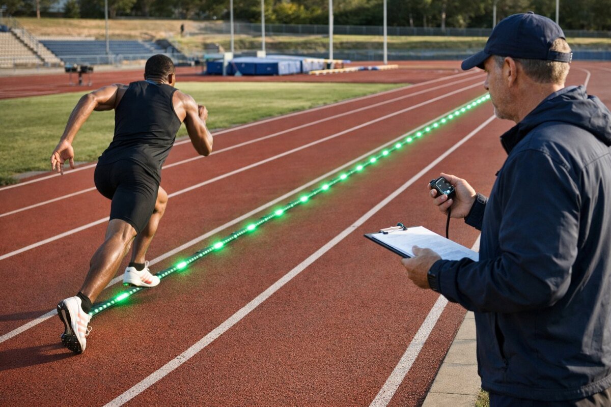 Sistemas de pacing visual en atletismo: control del ritmo y velocidad