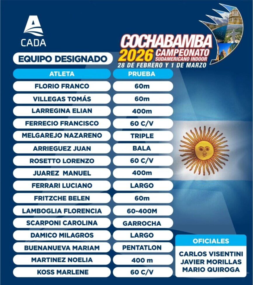 Sudamericano Indoor Cochabamba 2026