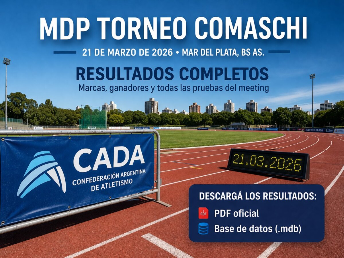 MDP Torneo Comaschi resultados 2026 en Mar del Plata