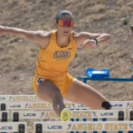 Okon, Dupans y Carril compiten en el circuito universitario de atletismo en EE.UU.