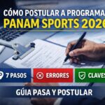 cómo postular a programas Panam Sports 2026