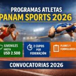 programas atletas Panam Sports 2026