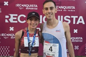 Juan Ignacio Dutari y Nélida Peñaflor ganaron la tercera etapa del circuito nacional de 10 km