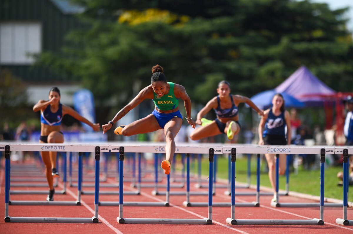 Vitoria Sena Batista Alves marca 12.85 en vallas y destaca en el atletismo sudamericano