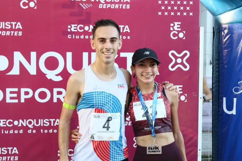 Nahuel Di Leva y Lucía Juárez lideran el Nacional de Ruta 10k tras cinco etapas